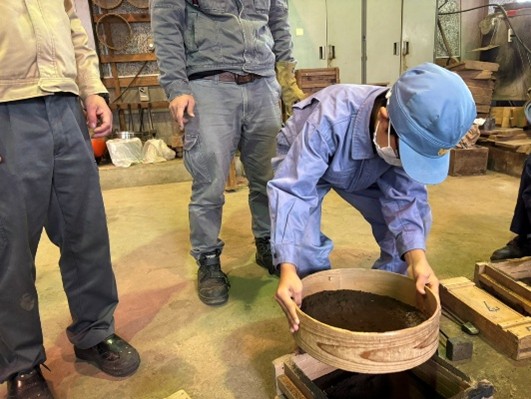 須崎総合高校様へ鋳造授業に行ってきたニャ！！